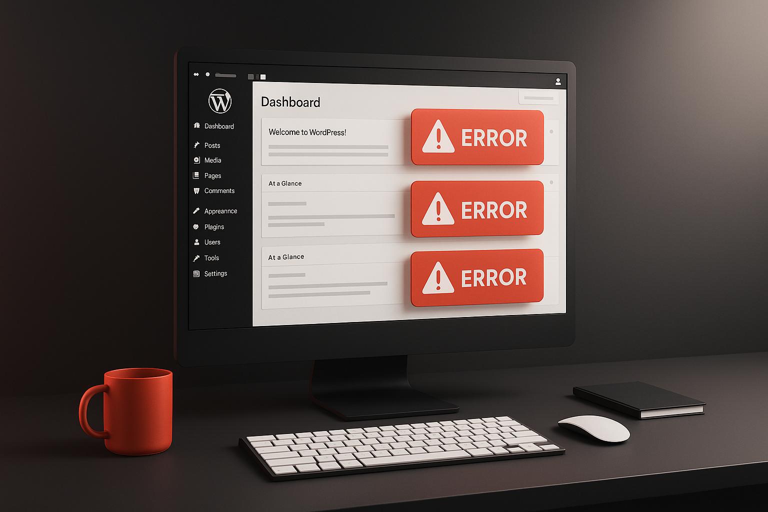 7 typowych błędów przy tworzeniu stron WordPress i jak ich uniknąć